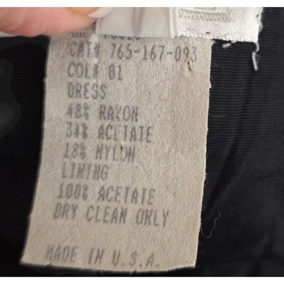 Vintage 90s Moda Intl Body Con Lace Cocktail Dress Womens S Black - Picture 6 of 6